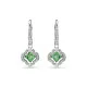 Swarovski 'Una Sparkling Dc' Women's Base Metal Drop Earrings - Silver 5758001