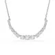Swarovski® 'Matrix tennis' Dames Metaal Collier - Zilverkleurig 5705396