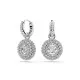 Swarovski 'Sublima Glam' Women's Base Metal Drop Earrings - Silver 5738193