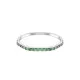 Swarovski® 'Matrix baguette' Dames Metaal Armband (sieraad) - Zilverkleurig 5705785