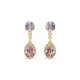 Swarovski® 'Chroma' Women's Gold Plated Metal Drop Earrings - Gold 5738478