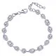 Gena.paris® 'Gabriella' Women's Sterling Silver Bracelet - Silver GB1557-W