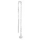 Gena.paris® 'Round' Women's Sterling Silver Drop Earrings - Silver GBO1530/60-W