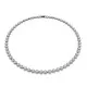 Swarovski® 'Una' Women's Base Metal Necklace - Black 5681057