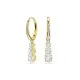 Swarovski® 'Stilla attract' Dames Verguld Metaal Creolen - Goudkleurig 5723300