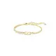 Swarovski 'Matrix Tennis' Women's Gold Plated Metal Bracelet - Gold 5753925