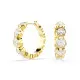 Swarovski® 'Imber organic' Dames Verguld Metaal Creolen - Goudkleurig 5711483