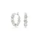 Swarovski® 'Matrix pearl' Dames Metaal Oorhangers - Zilverkleurig 5709256