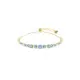 Swarovski 'Imber Tennis Emily' Women's Gold Plated Metal Bracelet - Gold 5757824