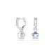 Swarovski 'Chroma Stars' Women's Base Metal Drop Earrings - Silver 5754172
