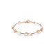 Swarovski® 'Constella bars' Dames Verguld Metaal Armband (sieraad) - Rosékleurig 5729505