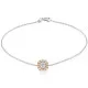 Orphelia® 'Gilda' Women's Two-Tone 18C Bracelet - Silver/Gold AD-1028/1