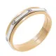 Orphelia® Women's Two-Tone 18C Ring - Silver/Gold RD-3015