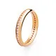 Orphelia® Women's Yellow gold 18C Ring - Gold RD-33181