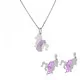 Orphelia® 'Celinia' Kind Zilver 925 925 Set: Ketting-Hanger + Oorbellen - Zilverkleurig SET-7134