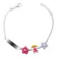 Orphelia® 'Dahlia' Kind Zilver 925 925 Armband (sieraad) - Zilverkleurig ZA-7147