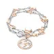 Orphelia® Dames Zilver 925 925 Armband (sieraad) - Zilver/Rosé ZA-7174