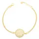 Orphelia® Women's Sterling Silver Bracelet - Gold ZA-7189/G
