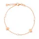 Orphelia® 'Nahara' Women's Sterling Silver Bracelet - Rose ZA-7378