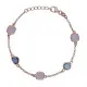 Orphelia® 'Euphemia' Femmes Argent Bracelet - Rosé ZA-7411