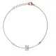 Orphelia® 'Elodie' Damen Sterling Silber Armbänd - Rosé ZA-7419