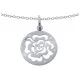 Orphelia® 'Fiore' Women's Sterling Silver Chain with Pendant - Silver ZH-7079