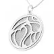Orphelia® 'Anabel' Damen Sterling Silber Halskette mit Anhänger - Silber ZH-7097