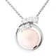 Orphelia® 'Alanna' Damen Sterling Silber Halskette mit Anhänger - Silber ZH-7117