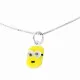 Orphelia® 'Minion' Child's Sterling Silver Chain with Pendant - Silver ZH-7135