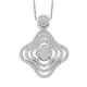 Orphelia® Women's Sterling Silver Chain with Pendant - Silver ZH-7247