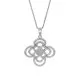 Orphelia® Women's Sterling Silver Chain with Pendant - Silver ZH-7310