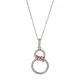 Orphelia® 'Aavia' Dames Zilver 925 925 Collier - Rosékleurig ZH-7422