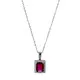 Orphelia® 'Enora' Women's Sterling Silver Chain with Pendant - Silver ZH-7425/RU