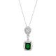 Orphelia® 'Enora' Women's Sterling Silver Chain with Pendant - Silver ZH-7426/EM