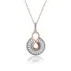 Orphelia® 'Frida' Dames Zilver 925 925 Collier - Zilver/Rosé ZH-7437