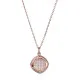 Orphelia® 'Amalia' Dames Zilver 925 925 Collier - Rosékleurig ZH-7442