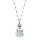 Orphelia® 'Anat' Women's Sterling Silver Chain with Pendant - Silver ZH-7467