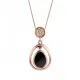 Orphelia® 'Alda' Women's Sterling Silver Chain with Pendant - Rose ZH-7470