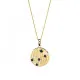 Orphelia® 'Babette' Women's Sterling Silver Chain with Pendant - Gold ZH-7504/G