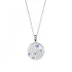 Orphelia® 'Babette' Damen Sterling Silber Halskette mit Anhänger - Silber ZH-7504