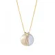 Orphelia® 'Moragene' Women's Sterling Silver Chain with Pendant - Gold ZH-7506/G