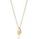 Orphelia® 'Milan' Women's Sterling Silver Chain with Pendant - Gold ZH-7519/G