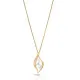 Orphelia® 'Charlotte' Dames Zilver 925 925 Collier - Zilver/Goud ZH-7523/G
