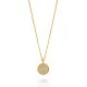 Orphelia® 'Bella' Women's Sterling Silver Chain with Pendant - Gold ZH-7565/G