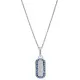 Orphelia® 'Malaga' Women's Sterling Silver Pendant with Chain - Silver ZH-7573
