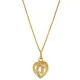 Orphelia® 'Amore' Women's Sterling Silver Pendant with Chain - Gold ZH-7577/G
