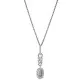 Orphelia® 'Lily' Women's Sterling Silver Pendant with Chain - Silver ZH-7582