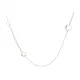 Orphelia® 'Renée' Women's Sterling Silver Necklace - Silver/Rose ZK-7181