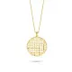 Orphelia® Women's Sterling Silver Chain with Pendant - Gold ZK-7189/G