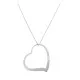 Orphelia® 'Becky' Women's Sterling Silver Chain with Pendant - Silver ZK-7193